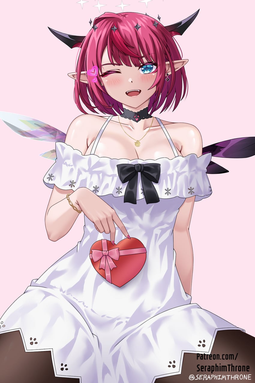 irys (hololive and 1 more) drawn by seraphim_throne