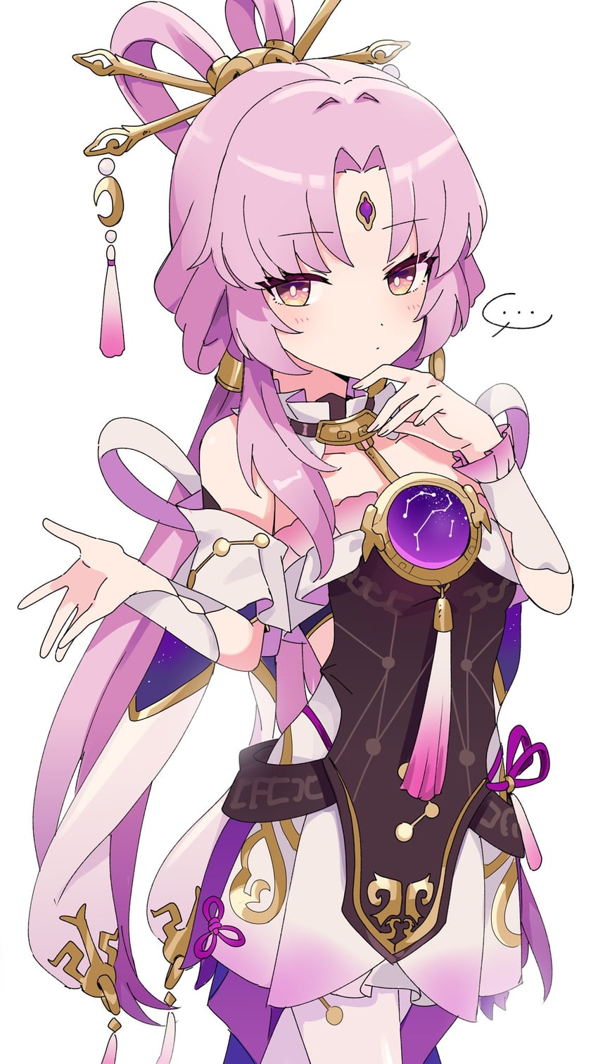 fu xuan (honkai and 1 more) drawn by awe_(adorableduckyy)