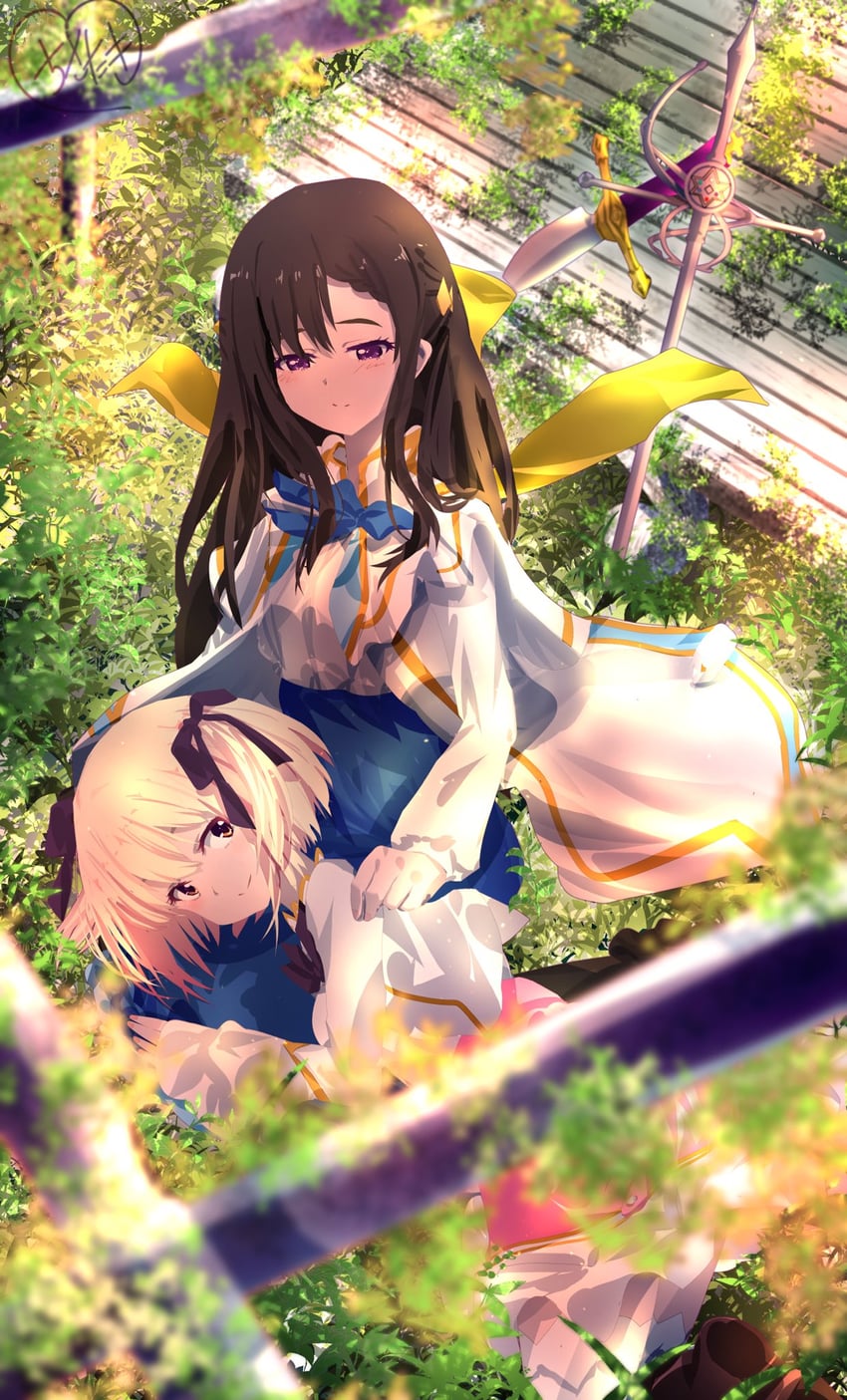 nishikigi chisato, inoue takina, anisphia wynn palettia, and euphyllia magenta (lycoris recoil and 1 more) drawn by sengoku_chidori