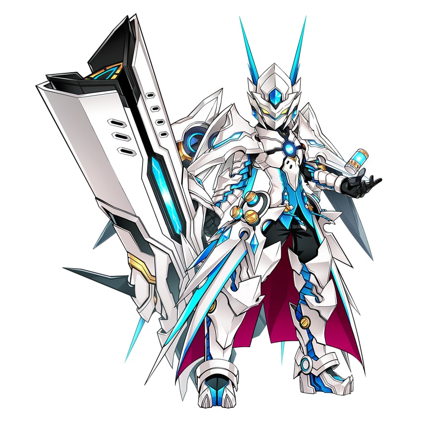 chung seiker and tactical trooper (elsword) drawn by ress