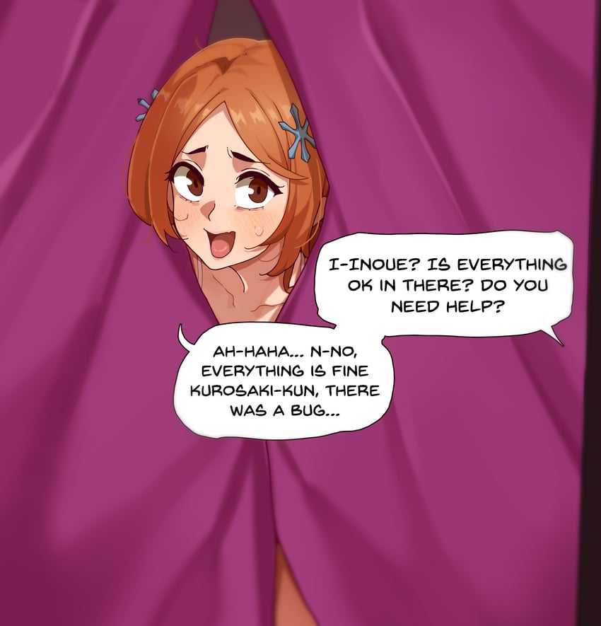 inoue orihime (bleach and 1 more) drawn by todding