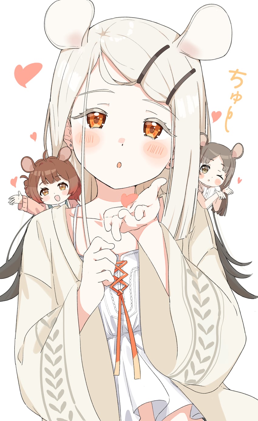 shinosawa hiro, hanami ume, and kuramoto china (idolmaster and 1 more) drawn by raichita