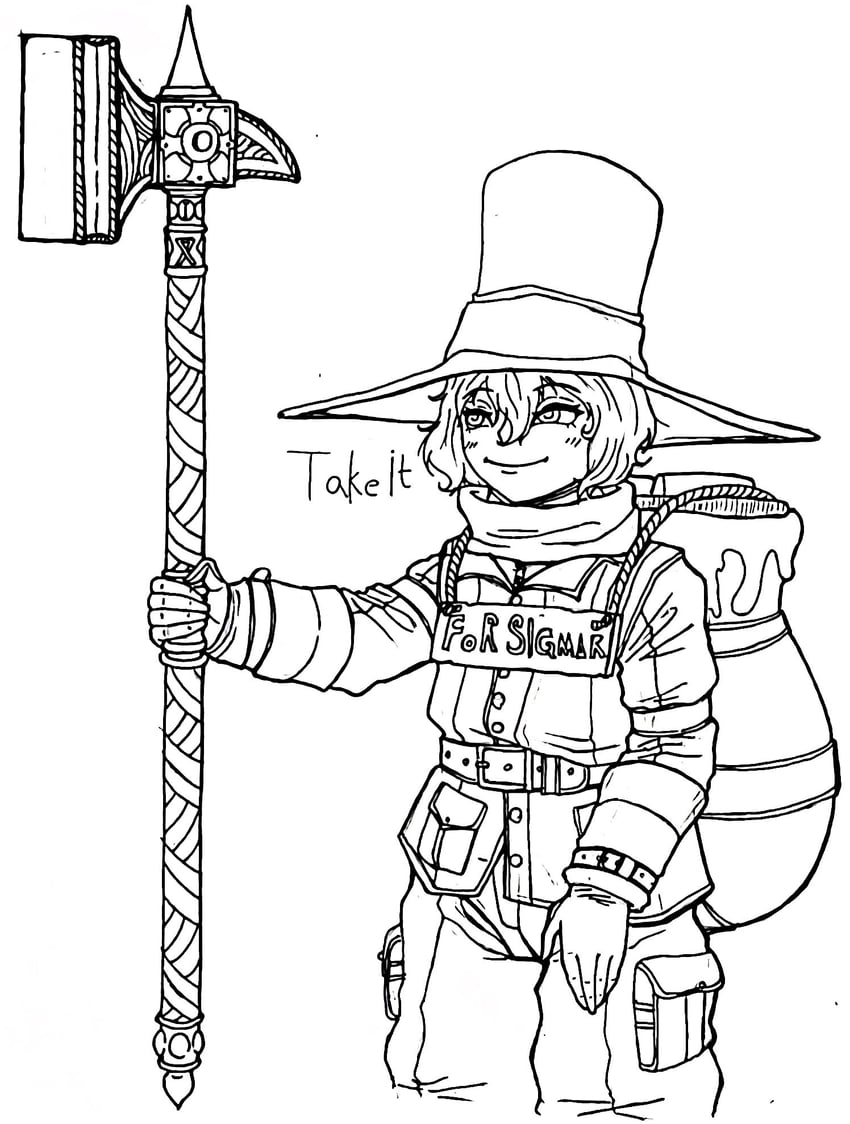 tycho (warhammer fantasy and 1 more) drawn by octofusrodah