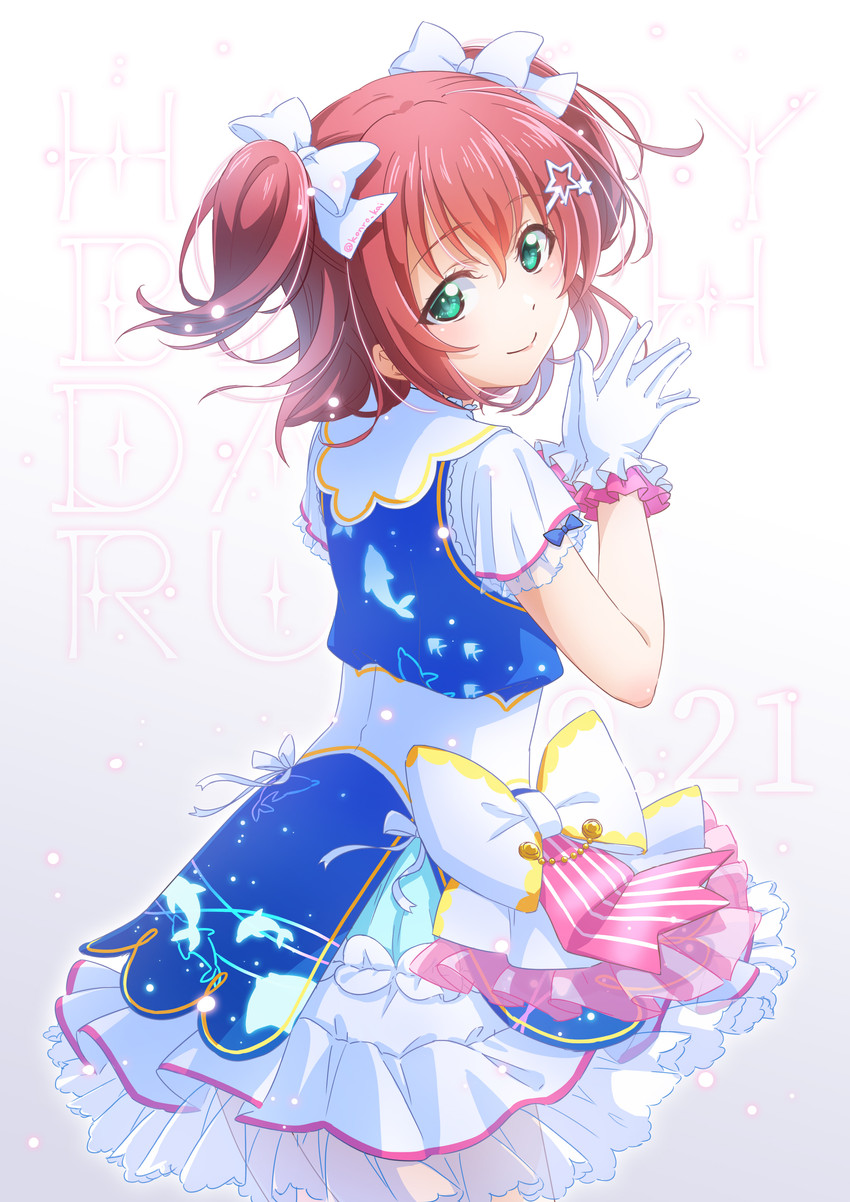 kurosawa ruby (love live! and 1 more) drawn by konro_kai