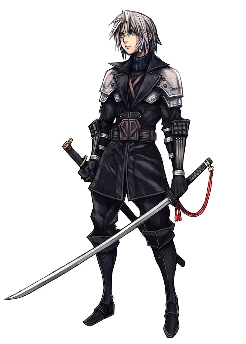 sephiroth (final fantasy and 2 more) drawn by nomura_tetsuya