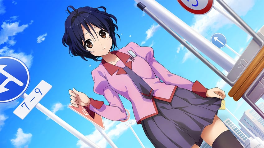 senjougahara hitagi and takigawa miu (monogatari and 3 more)