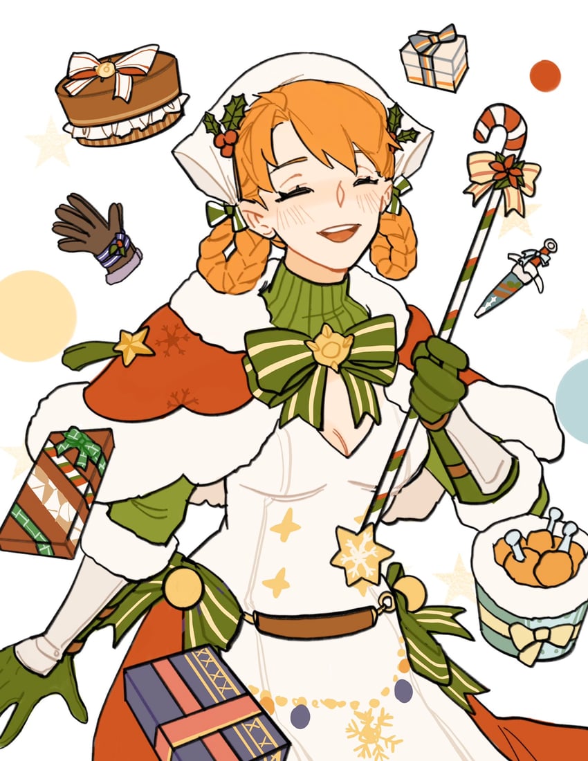 annette fantine dominic (fire emblem and 2 more) drawn by julianlynnnn