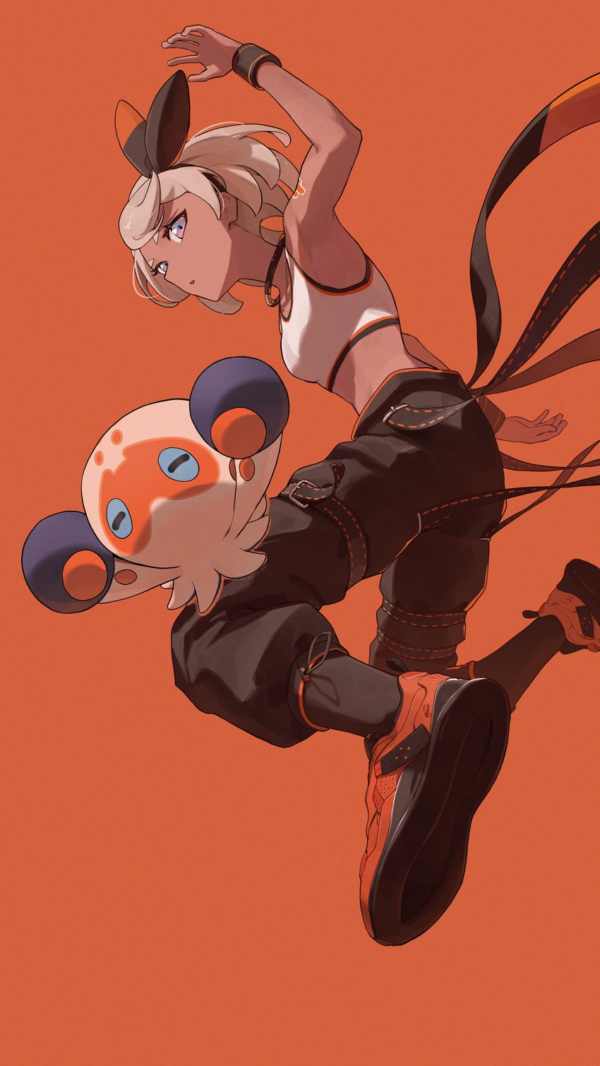bea and clobbopus (pokemon and 1 more) drawn by odd_(hin_yari)