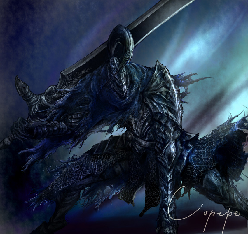 artorias the abysswalker (dark souls and 1 more) drawn by copepe