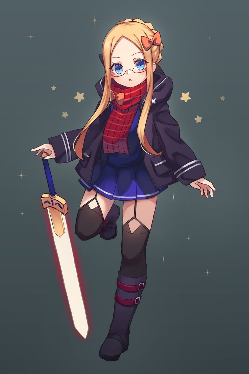 artoria pendragon, abigail williams, and mysterious heroine x alter (fate and 1 more) drawn by miya_(miyaruta)