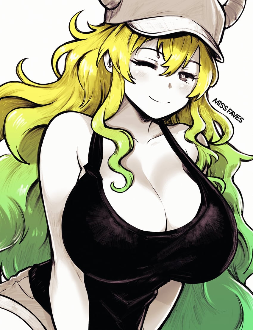lucoa (kobayashi-san chi no maidragon) drawn by miss_faves