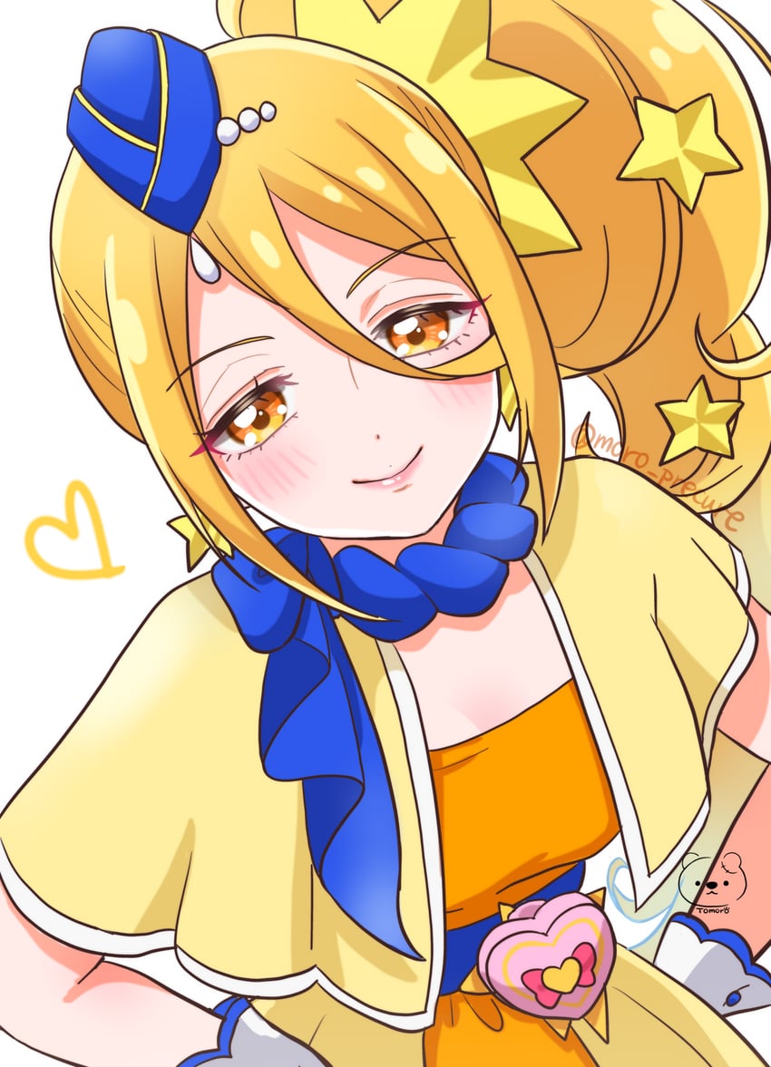 kagayaki homare and cure etoile (precure and 1 more) drawn by moro_precure