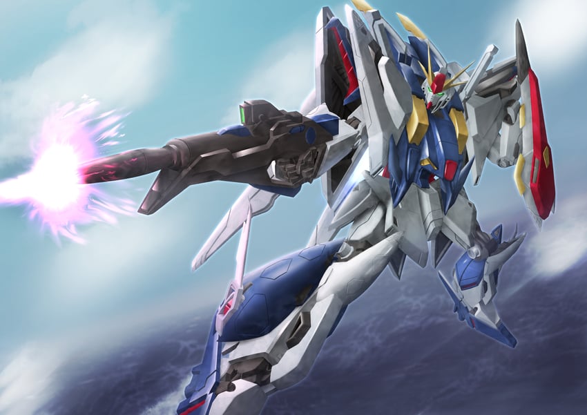xi gundam (gundam and 1 more) drawn by hayatefseiei