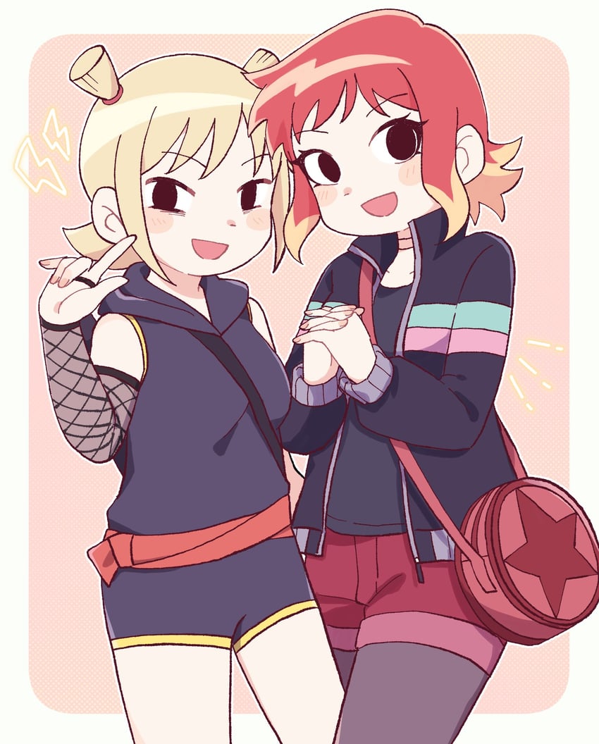 ramona flowers and roxie richter (scott pilgrim and 1 more) drawn by hana_no_yo