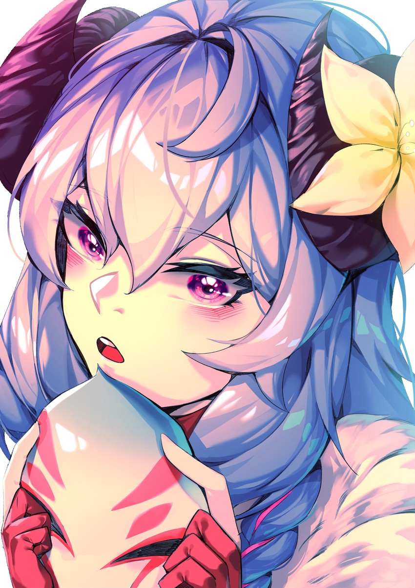kindred, lamb, and spirit blossom kindred (league of legends) drawn by hiya_(lww3257)