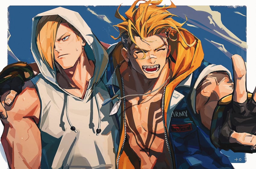 luke sullivan and ed (street fighter and 2 more) drawn by tokireii
