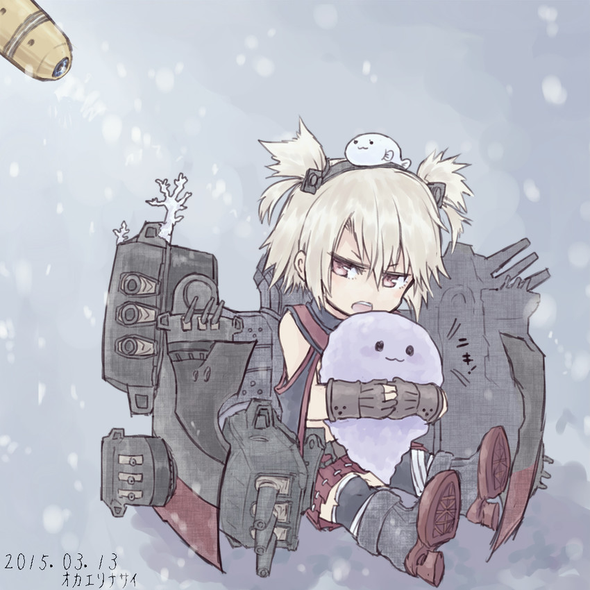 musashi (kantai collection) drawn by yukimochi_(yume)