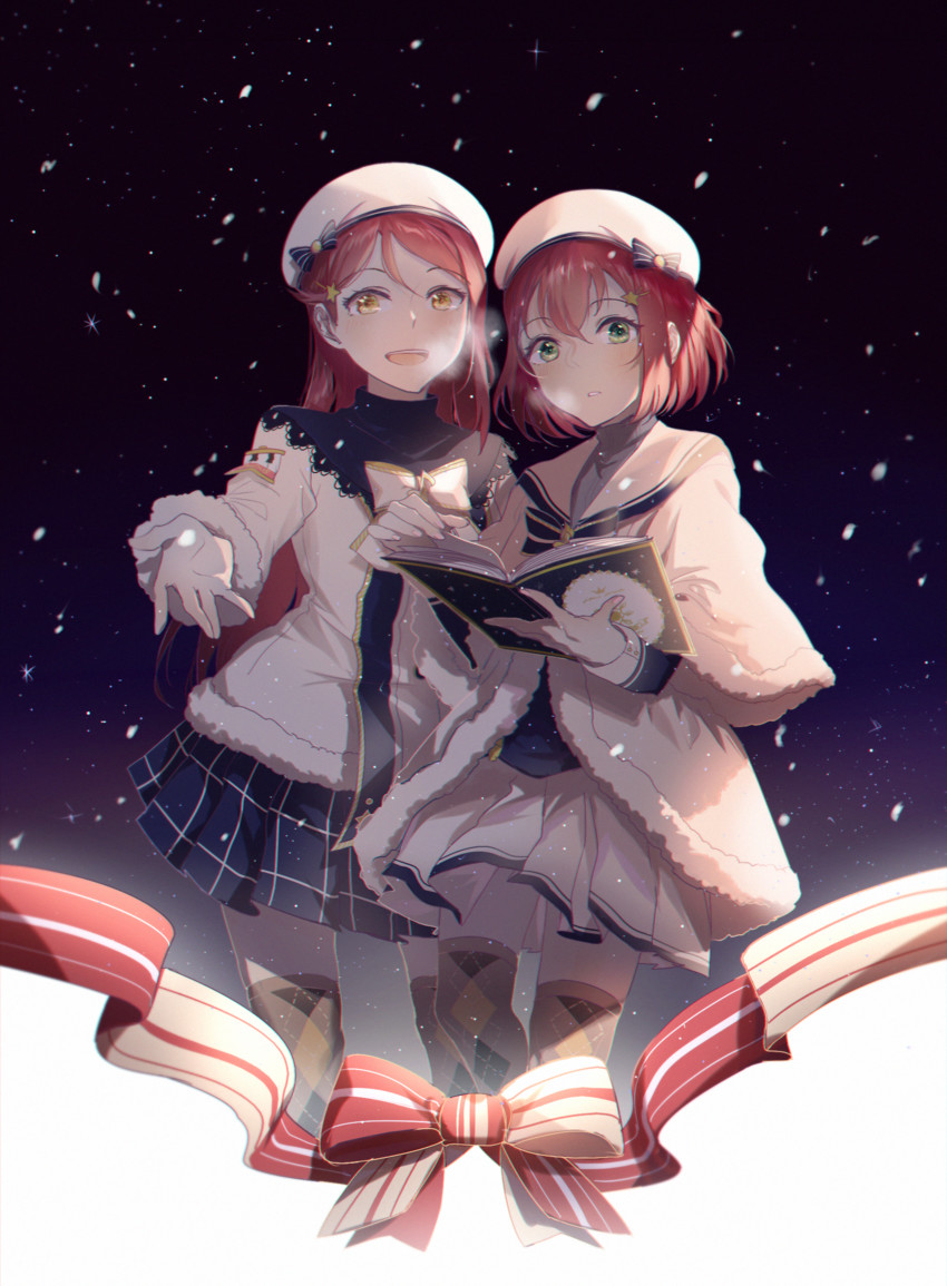 sakurauchi riko and kurosawa ruby (love live! and 1 more) drawn by cicirelrel