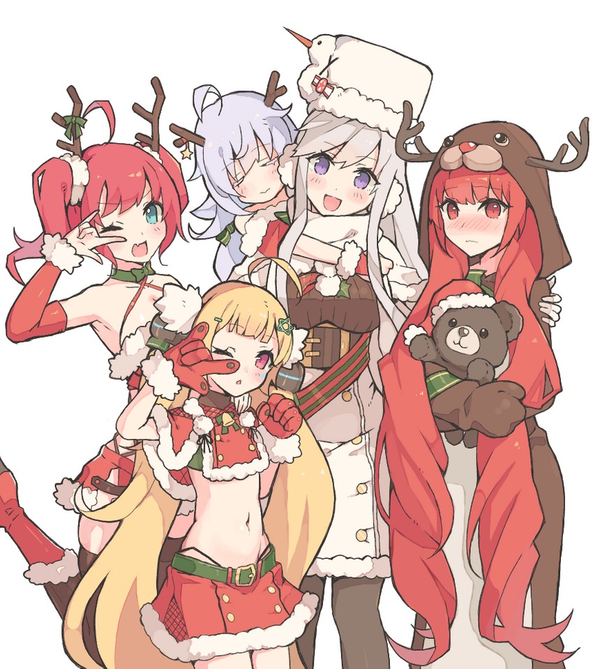 enterprise, honolulu, eldridge, san diego, and nicholas (azur lane) drawn by hamuhamu_hamuo