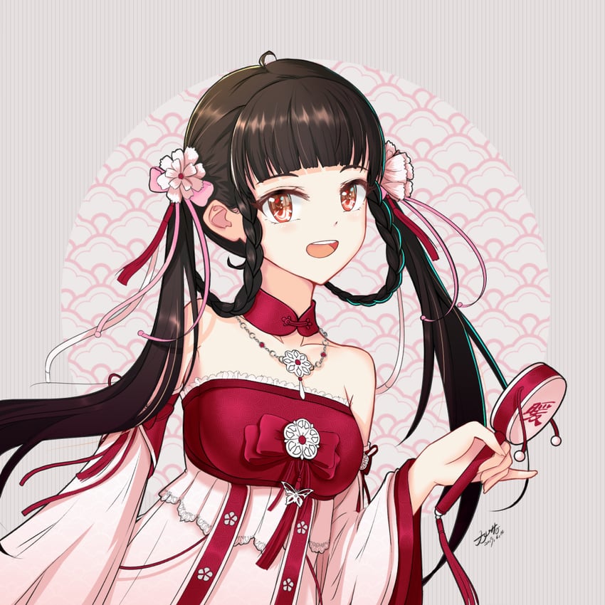 flowery silhouette (nikki and 1 more) drawn by miaoxfv