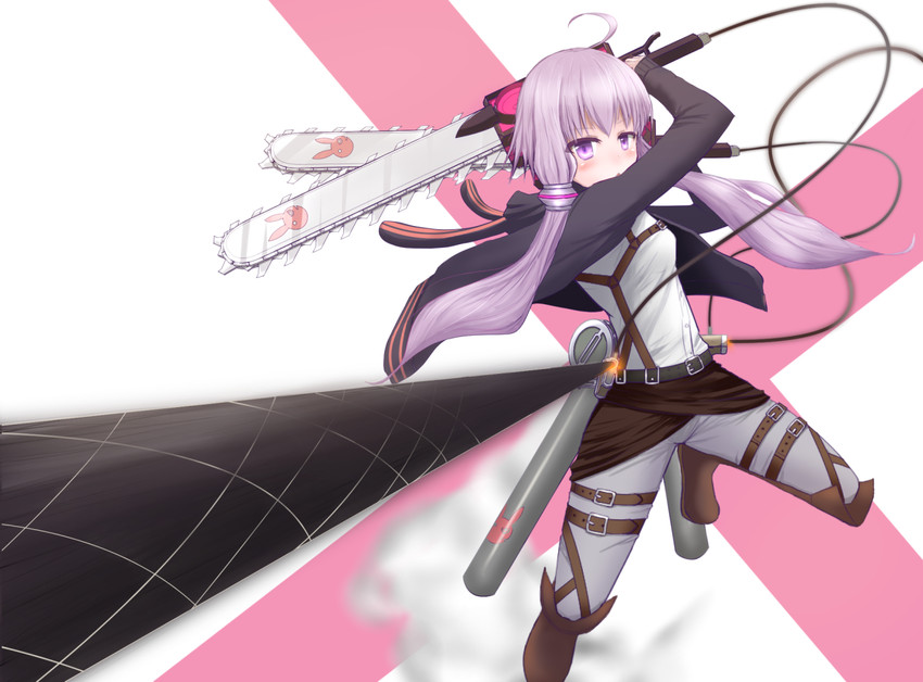 yuzuki yukari (vocaloid and 3 more) drawn by gasaki