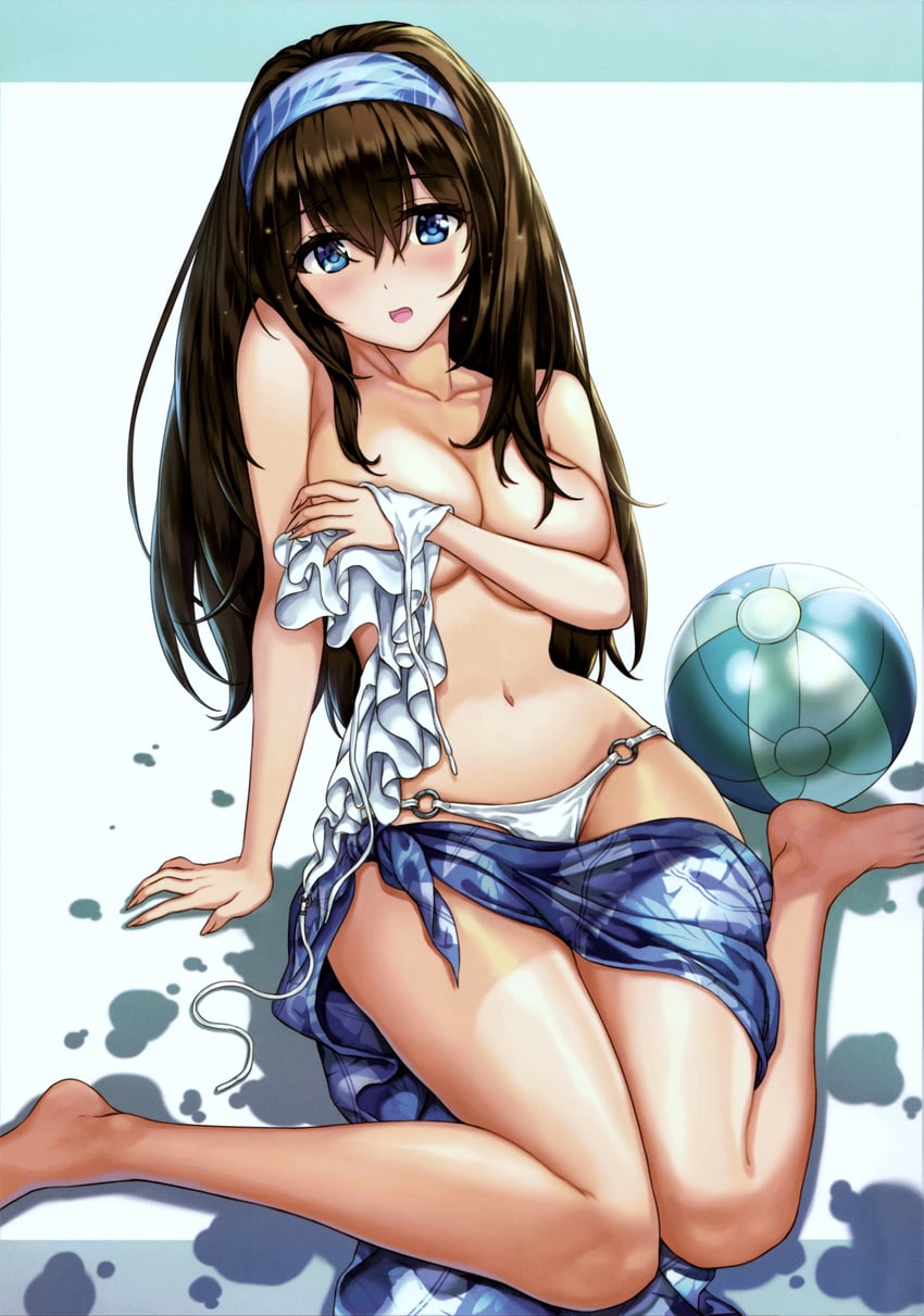 sagisawa fumika (idolmaster and 1 more) drawn by hamahama
