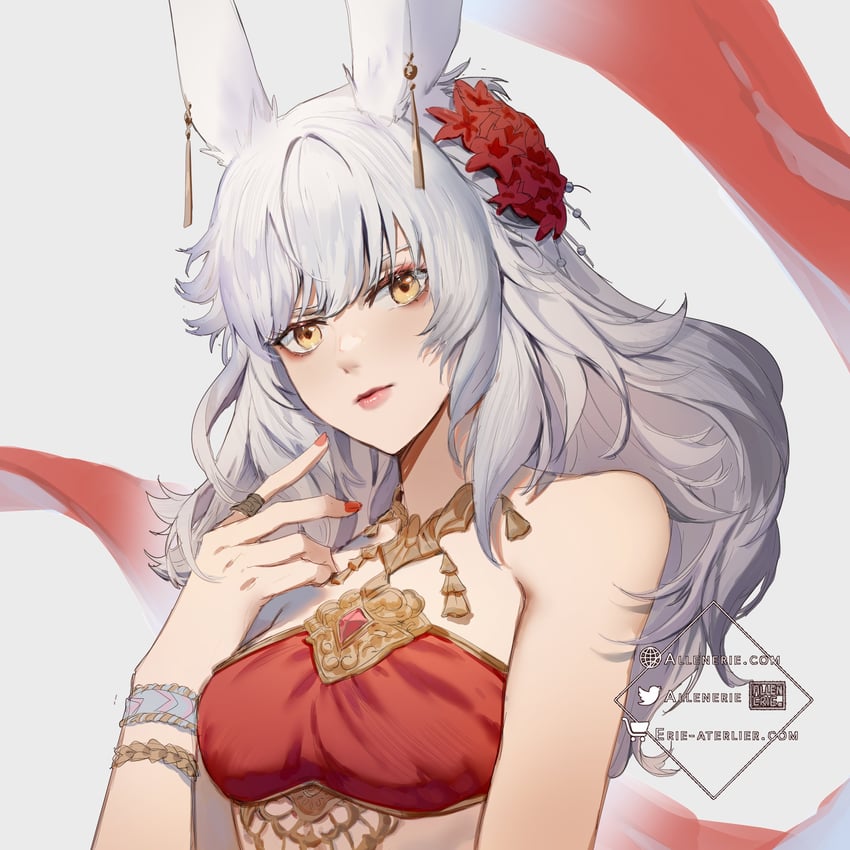 warrior of light and dancer (final fantasy and 1 more) drawn by allenerie