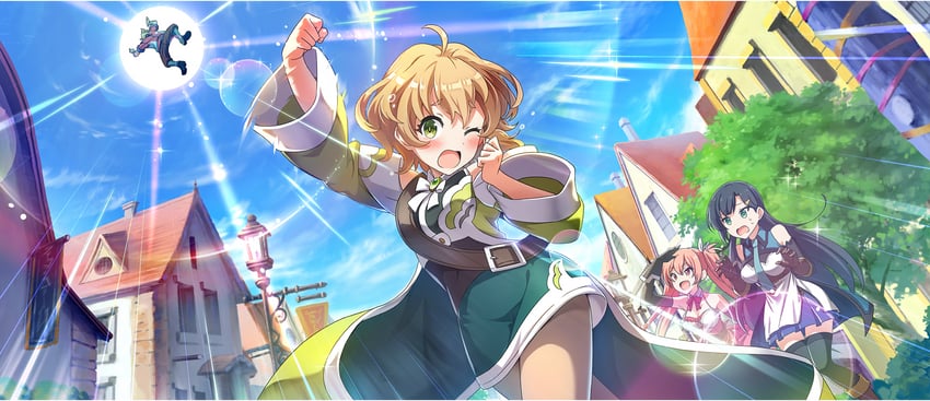 dust, lia, erika, and cielo (kono subarashii sekai ni shukufuku wo! and 1 more)