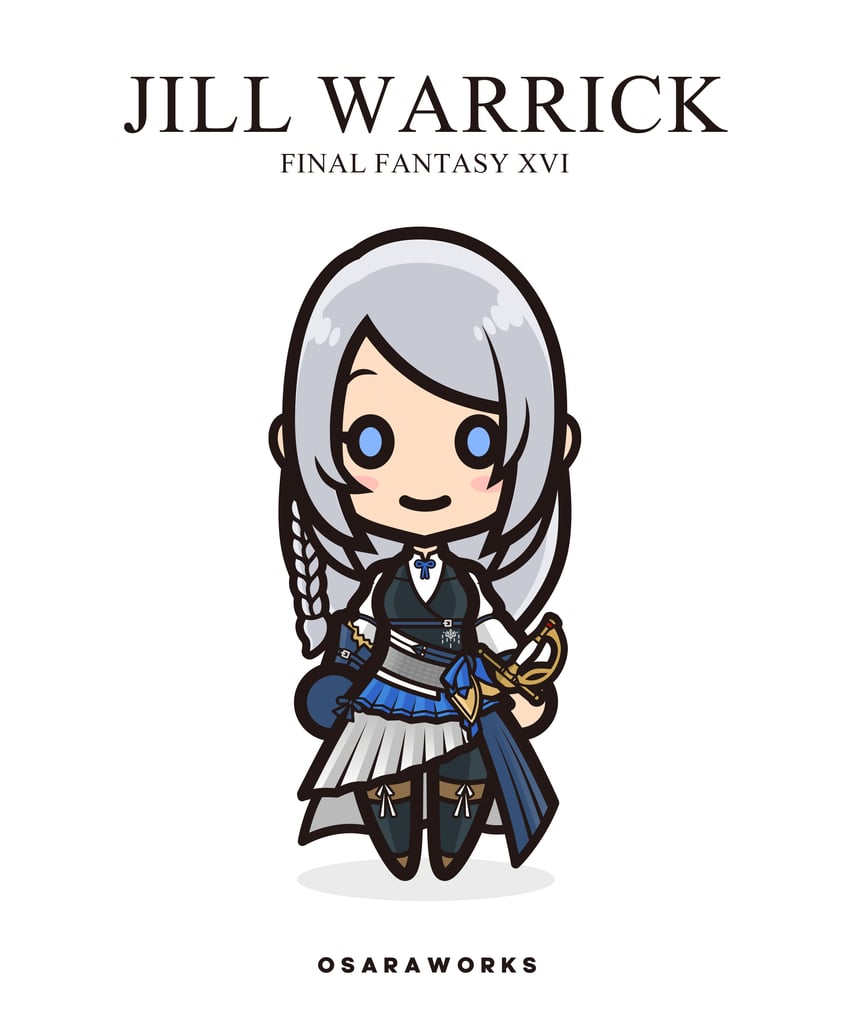 jill warrick (final fantasy and 1 more) drawn by sarah_reon