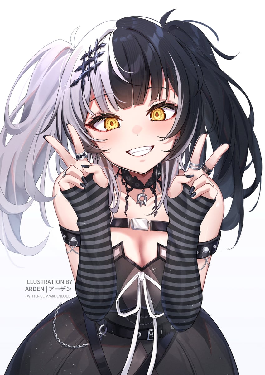 shiori novella (hololive and 1 more) drawn by ardenlolo