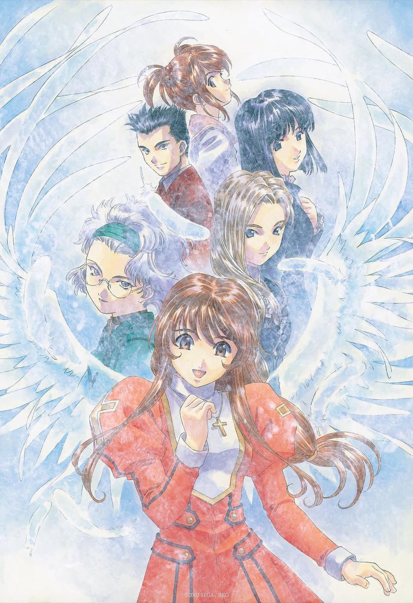 erica fontaine, glycine bleumer, oogami ichirou, coquelicot, lobelia carlini, and 1 more (sakura taisen and 2 more) drawn by matsubara_hidenori