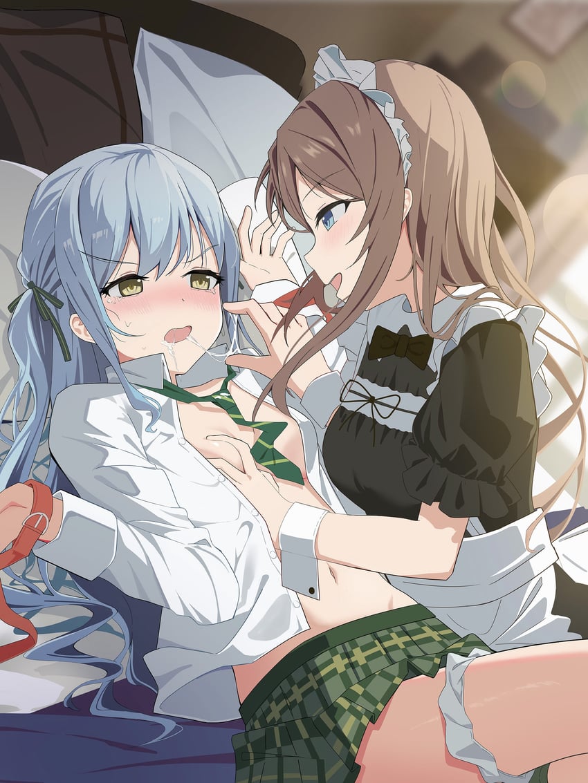 togawa sakiko and nagasaki soyo (bang dream! and 1 more) drawn by soha_(sirohase)