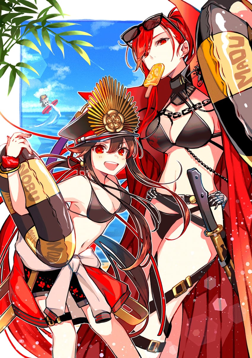 oda nobunaga and mini nobu (fate and 1 more) drawn by yui_(tamagohan)