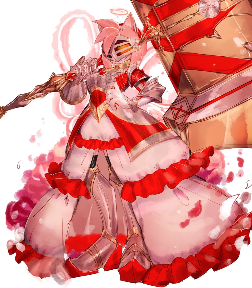 amy rose (sonic and 1 more) drawn by usa37107692
