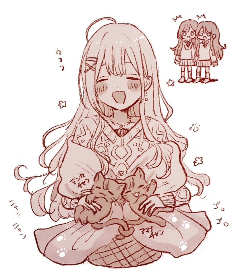 osaki amana, kuwayama chiyuki, and osaki tenka (idolmaster and 1 more) drawn by anam95
