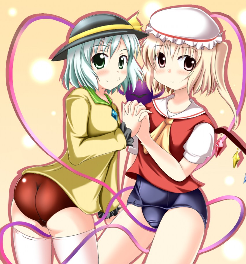 flandre scarlet and komeiji koishi (touhou) drawn by kanarai_taru