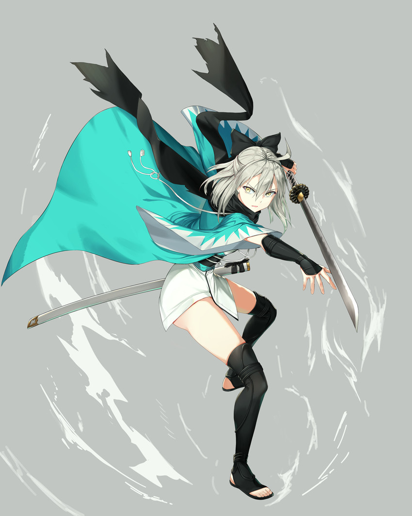 okita souji (fate and 2 more) drawn by rui_rubellent