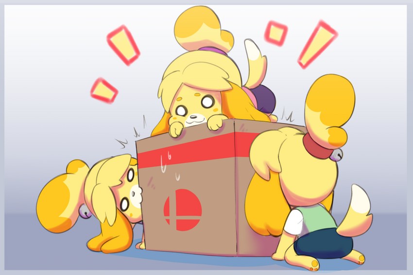isabelle (super smash bros. and 1 more) drawn by brachyartz