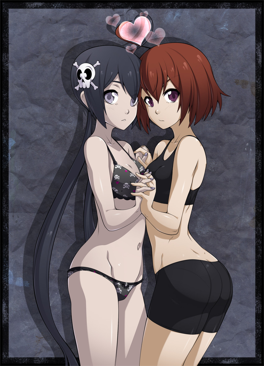 linne and poco muerte (under night in-birth and 1 more) drawn by chuunioniika