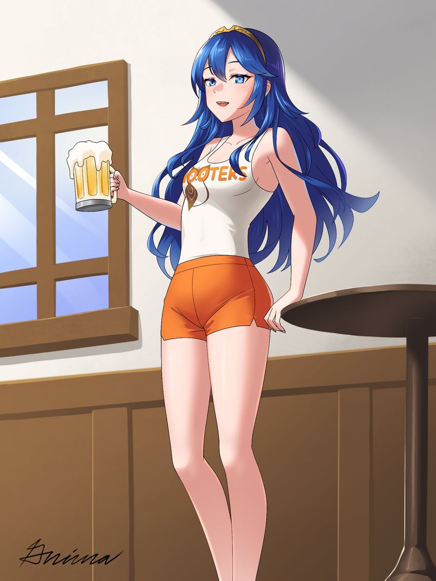 lucina (fire emblem and 2 more) drawn by grimaisbestwaifu