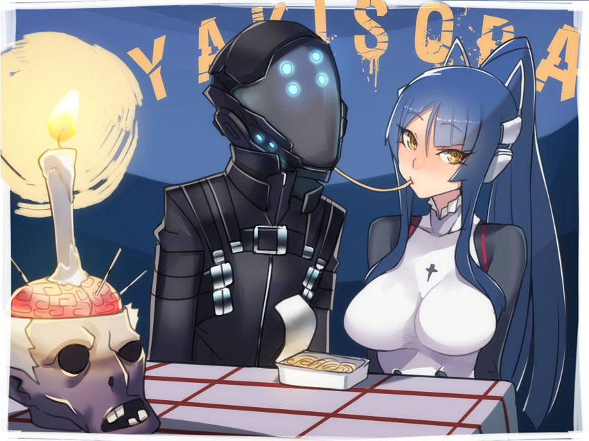 gijou mitsumi and nagaoka souun (tokyo necro and 1 more) drawn by ban!_(bansankan)