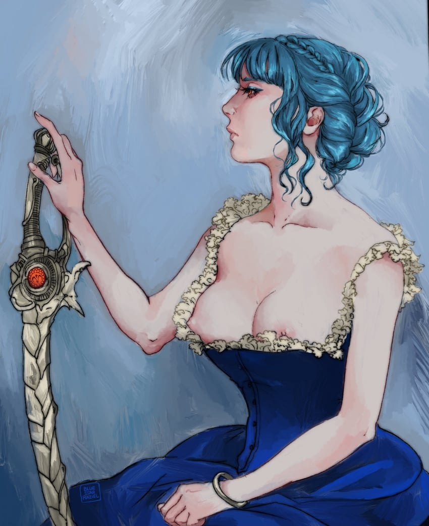 marianne von edmund (fire emblem and 2 more) drawn by bluestarraziel