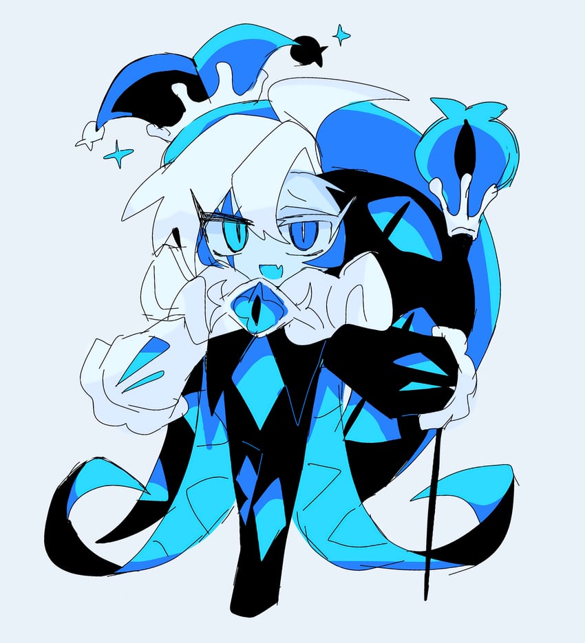 shadow milk cookie (cookie run and 1 more) drawn by hakutouyu