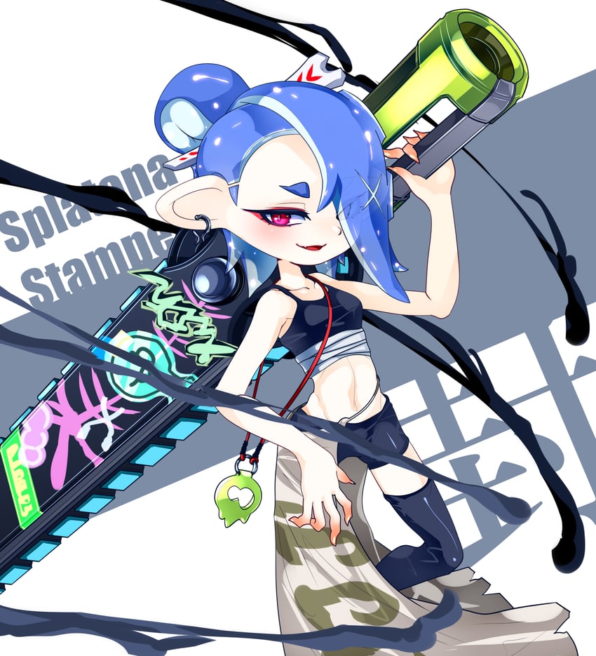 shiver (splatoon and 1 more) drawn by kiss_my_eyelidz