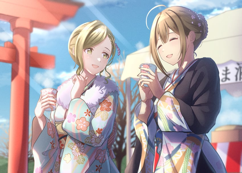 kuwayama chiyuki and nanakusa hazuki (idolmaster and 1 more) drawn by citrusmikan