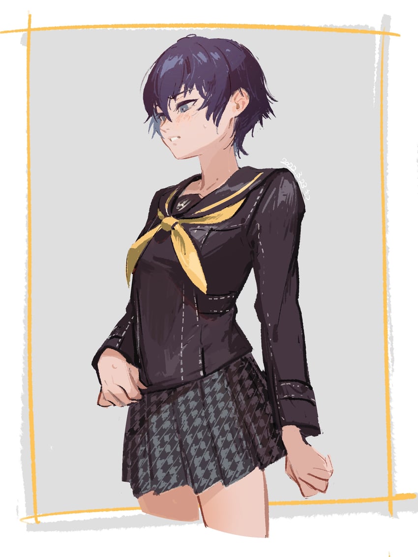 shirogane naoto (persona and 1 more) drawn by mossan351