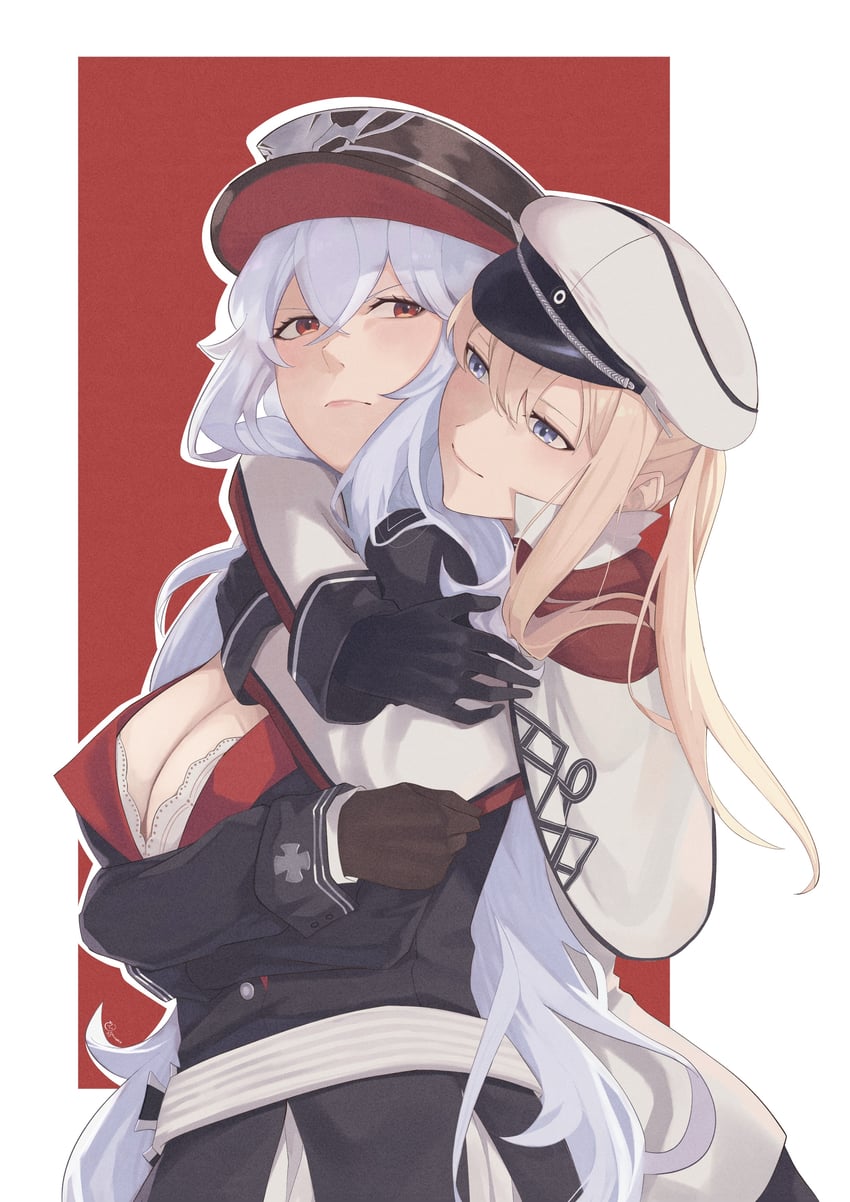 graf zeppelin (kantai collection and 1 more) drawn by glazedlilies