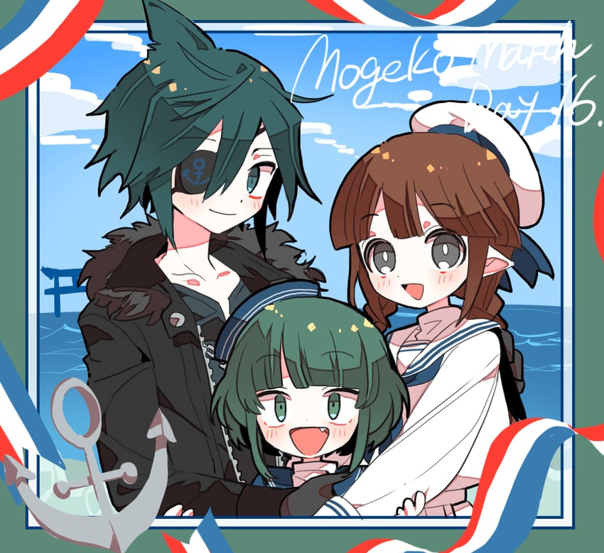 wadanohara, samekichi, and minami (funamusea and 1 more) drawn by mugime_(oretekisunshine)