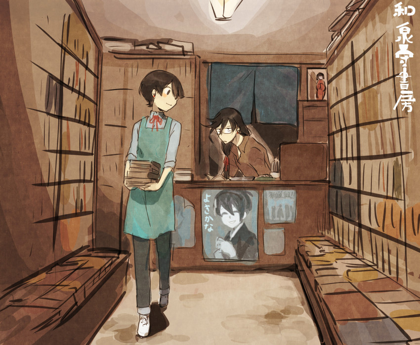 mikazuki munechika, izumi-no-kami kanesada, and horikawa kunihiro (touken ranbu) drawn by hebino_rai