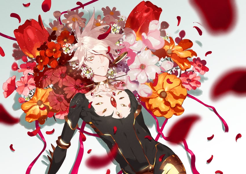 karna (fate and 2 more) drawn by semi_(p-poco)